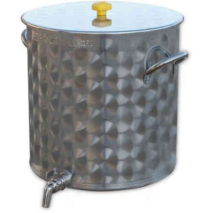 Bild von Braukessel 35 Liter mit Deckel und Hahn